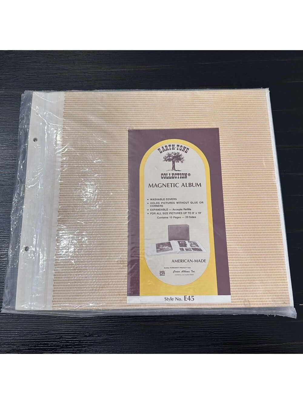Vintage Earth Tone Collection Magnetic Album Refill 5 Pages Sealed E45 New